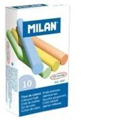 Artykuły biurowe - MILAN Kreda kolorowa 10 sztuk - miniaturka - grafika 1