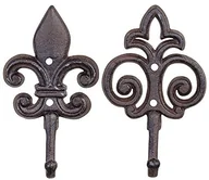 Wieszaki i stojaki - Esschert Design lh75 sortowane haki, żeliwo, brązowa, 12,1 x 5,3 x 19,7 cm LH75 - miniaturka - grafika 1