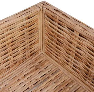 vidaXL Zestaw wypoczynkowy, 31 elementów, naturalny rattan - Komplety wypoczynkowe - miniaturka - grafika 6