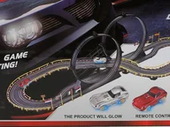 Tory, garaże, parkingi - Pozostali TOR WYŚCIGOWY SAMOCHODOWY 510cm 2 PILOTY + 2 AUTA 427020 E-15A - miniaturka - grafika 1