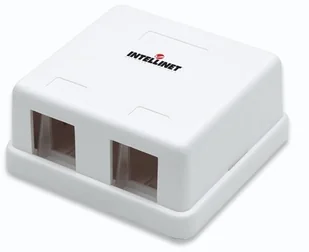 Keystone Intellinet Intellinet Obudowa natynkowa gniazda 2 porty 162852 - Wtyczki i adaptery - miniaturka - grafika 4