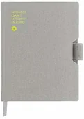 Notesy i bloczki - Caran d'Ache Caran d'Ache Notatnik Office A6 materiał szary 454451 454451 - miniaturka - grafika 1