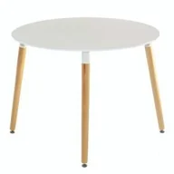 Stoły - MALODESIGN INSP. Stół okrągły Lima 80 biały - miniaturka - grafika 1