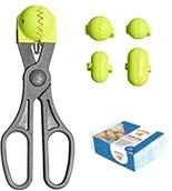 Pozostałe akcesoria barmańskie - La Croquetera - zestaw akcesoriów wielofunkcyjnych w kolorze pistacjowym, 4 wymienne foremki do ciasta + zestaw 20 foremek do przechowywania, 100% hiszpańskie: opatentowane i wyprodukowane w Hiszpanii LC012 - miniaturka - grafika 1