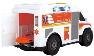 Simba Toys Auto Ambulans biały 30cm - Samochody i pojazdy dla dzieci Simba Toys Auto Ambulans biały 30cm - Samochody i pojazdy dla dzieci - miniaturka - grafika 3
