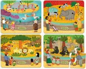 Puzzle - Vilac Drewniane puzzle Zoo - miniaturka - grafika 1