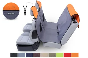 Kardiff KARDIFF ACTIV z zamkiem, Średni "M" - 133x157cm - POPIELATO-POMARAŃCZOWY - Sprzęt podróżny i transportery dla psów Kardiff KARDIFF ACTIV z zamkiem, Średni "M" - 133x157cm - POPIELATO-POMARAŃCZOWY - Sprzęt podróżny i transportery dla psów - miniaturka - grafika 1