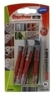 Fischer Kołek uniwersalny Duopower 8 x 65 z wkrętem 4 szt. 537664 - Kołki - miniaturka - grafika 2