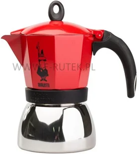 Bialetti Kawiarka Moka Induction 6 TZ Czerwony - Zaparzacze i kawiarki - miniaturka - grafika 3