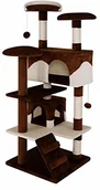 Drapaki dla kotów - dibea Drzewo  odporność na zarysowania, do wspinaczki drzewo dla kotów (wysokość 130 cm), kolor do wyboru, 130 cm, brązowo-beżowy - miniaturka - grafika 1