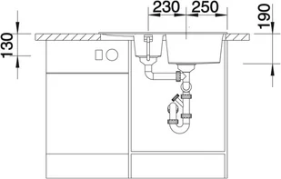 Blanco METRA 6S COMPACT TARTUFO 517353 - Zlewozmywaki - miniaturka - grafika 5