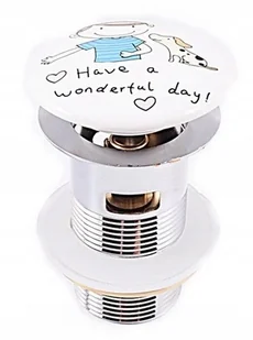 Klik Klak M Korek Do Brodzika Wanny Syfon Standard - Akcesoria hydrauliczne - miniaturka - grafika 4