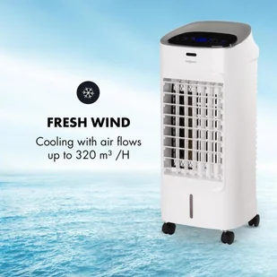 Wentylator OneConcept OneConcept Coolster Chłodnica powietrza wentylator jonizator 65 W 320 m/h zbiornik 4l biały ACO3-65W Aircooler - Wentylatory - miniaturka - grafika 13