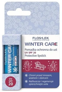 Flos-Lek Winter Care Pomadka ochronna do ust SPF20 - Kremy do twarzy - miniaturka - grafika 3