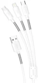 Kable USB - Dudao Dudao Kabel 3w1 4A 1,2m L8S Biały dudao_20200226104151 - miniaturka - grafika 1