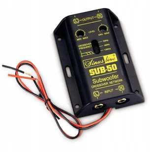 Sinuslive Sub-50 zwrotnica aktywna basowa Bass - Akcesoria car audio - miniaturka - grafika 3