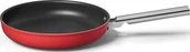 Patelnie - Smeg Patelnia 50's Style 30 cm czerwona CKFF3001RDM - miniaturka - grafika 1