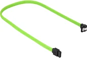 Kable komputerowe i do monitorów - Sharkoon SATA 3 kabel SATA 0,6 m SATA 7-pin Czarny, Zielony - miniaturka - grafika 1
