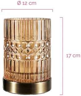 PAULEEN Pauleen Crystal Elegance lampa stołowa ze szkła - Lampy stojące - miniaturka - grafika 4