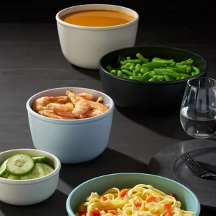 Mepal Mepal Cirqula Nordic Green 0,5 L Turkusowa Miska Kuchenna Plastikowa Z Pokrywką - Miski i półmiski - miniaturka - grafika 11