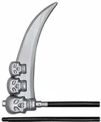 Halloween - Boland Generique - Sense broń Halloween akcesoria kostiumowe czarno-srebrne 103 cm - miniaturka - grafika 1