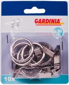 Karnisze - Gardinia Kółka z żabką do karnisza Renesans 19 mm nikiel - miniaturka - grafika 1