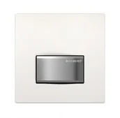Przyciski spłukujące - Geberit Sigma50 HyTouch przycisk pisuarowy biały/chrom 116.016.11.5 - miniaturka - grafika 1