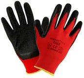 Rękawice robocze - Rękawice ogrodnicze powlekane gumą r. 7 - miniaturka - grafika 1