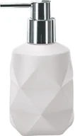 Mydelniczki i dozowniki mydła - Kleine Wolke Dozownik do mydła Crackle White 4004478305717 - miniaturka - grafika 1