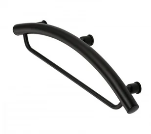 Deante VITAL UCHWYT CZARNY PRZYŚCIENNY Z MIEJSCEM NA RĘCZNIK - Akcesoria do armatury i ceramiki - miniaturka - grafika 3