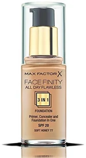 Max Factor Facefinity 3 in1 podkład 77 Soft Honey 30ml - Podkłady do twarzy Max Factor Facefinity 3 in1 podkład 77 Soft Honey 30ml - Podkłady do twarzy - miniaturka - grafika 2