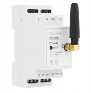 Zamel Programator czasowy WiFi 2xNONC 16A (inrush 111A20ms) 230V AC ZCM-42 EXT10000265 EXT10000265 - Inne akcesoria elektryczne - miniaturka - grafika 2