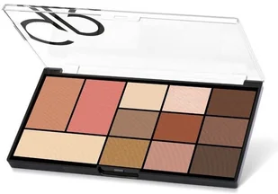 Golden Rose Golden Rose - CITY STYLE - Face &amp; Eye Palette - Paleta do makijażu twarzy - 01 WARM NUDE GOLM0NU - Palety i zestawy do makijażu - miniaturka - grafika 2