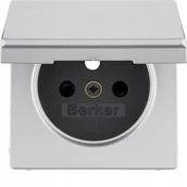 Gniazdka elektryczne - Berker Q.1/Q.3 płytka do gniazda one.platform - miniaturka - grafika 1