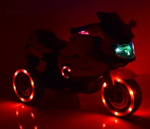 Super-Toys DUŻY MOTOR ŚCIGACZ STRONG 2 EXCLUSIVE/518 DLX-518-CZERWONY - Pojazdy elektryczne dla dzieci - miniaturka - grafika 20