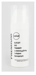 La-Le La-Le Suflet do twarzy z zieloną glinką i olejem konopnym 60ml - Kremy do twarzy - miniaturka - grafika 2