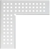 Syfony - Alca PLAST Alcaplast Ruszt odwodnienia drenażowego narożnego 75 mm stal nierdzewna ADZ-R303R ! - miniaturka - grafika 1