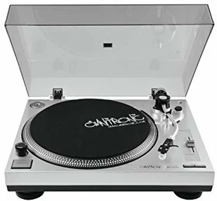 Omnitronic BD-1350 obrotowy talerz gramofonu (8 W) srebrny 4026397093209 - Gramofony - miniaturka - grafika 2