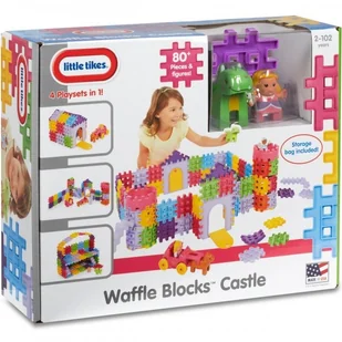Little Tikes LT Klocki wafle Zamek 80el p2 641091 - Klocki - miniaturka - grafika 4