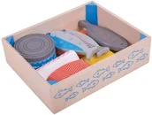 Zabawki AGD - Bigjigs Toys DREWNIANE RYBKI w skrzyneczce 8 el. BJ475 - miniaturka - grafika 1