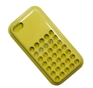 Etui i futerały do telefonów - FUTERAŁ SILICON SKIN APPLE MF038ZM IPHONE 5C yellow - miniaturka - grafika 1