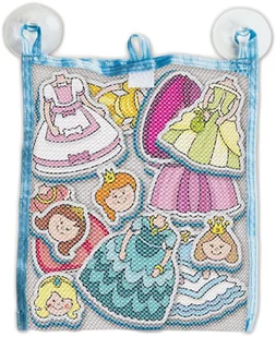 Teddies Naklejki wodne Moje pierwsze bajki Księżniczki zestaw z siatką 12 szt - Zabawki do kąpieli - miniaturka - grafika 2