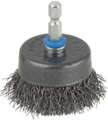 Materiały ścierne - Wolfcraft Szczotka okrągła stalowa O 50 mm (2106000) - miniaturka - grafika 1