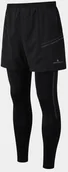 Spodnie sportowe męskie - RONHILL RONHILL Legginsy biegowe męskie TECH TWIN TIGHT czarne - miniaturka - grafika 1