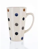 Kubki - Banquet Kubek ceramiczny DOTS 450 ml, wysoki - miniaturka - grafika 1