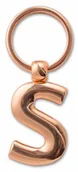 Breloki - if IF Metalowa litera brelok spersonalizowane litery alfabetowe - różowe złoto - S 47319 - miniaturka - grafika 1