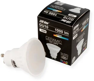 LED Line ŻARÓWKA LED LEDline GU10 10W biała dzienna 4000K 170-250V - 10 szt. 248597-10x - Żarówki LED - miniaturka - grafika 2