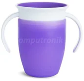 Kubki dla dzieci - Munchkin kubek 360 z uchwytami fioletowy 051621 - miniaturka - grafika 1