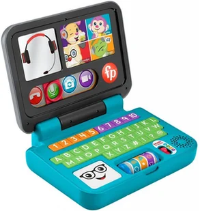 Fisher Price Edukacyjny Laptop Malucha - polska wersja językowa - HHX33 - Zabawki interaktywne dla dzieci Fisher Price Edukacyjny Laptop Malucha - polska wersja językowa - HHX33 - Zabawki interaktywne dla dzieci - miniaturka - grafika 1