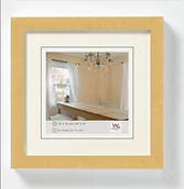 Ramki na zdjęcia - Walther bp015 a Peppers drewnianą ramą, złoto, 13 x 13 cm BP313G - miniaturka - grafika 1